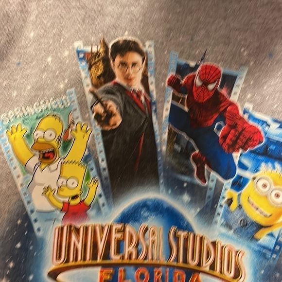 Universal Studios Kids Marvel Harry Potter Dr. Seuss Transformers Gray Hoodie S - Picture 12 of 15